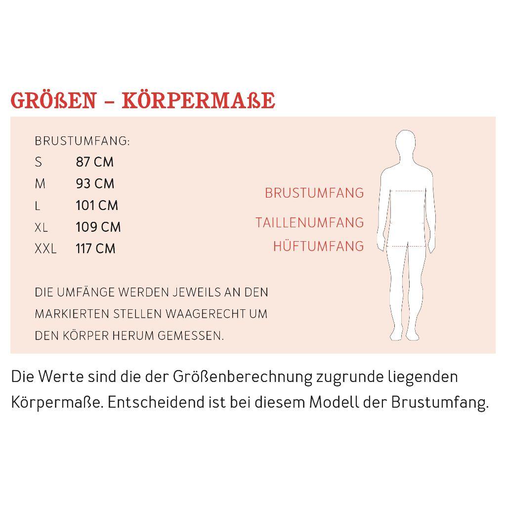 Papierschnittmuster Männer Kapuzenpulli Herr Toni S-XXL
